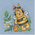 Набор для вышивания нитками Klart "Душистый мед"